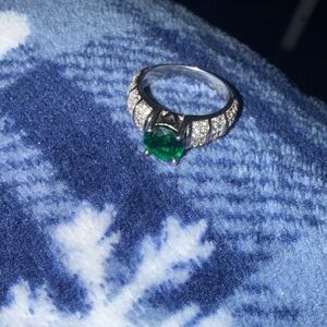 STAMPED 925 silver ring size 5